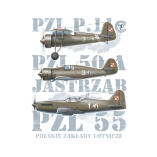 Koszulka samoloty PZL